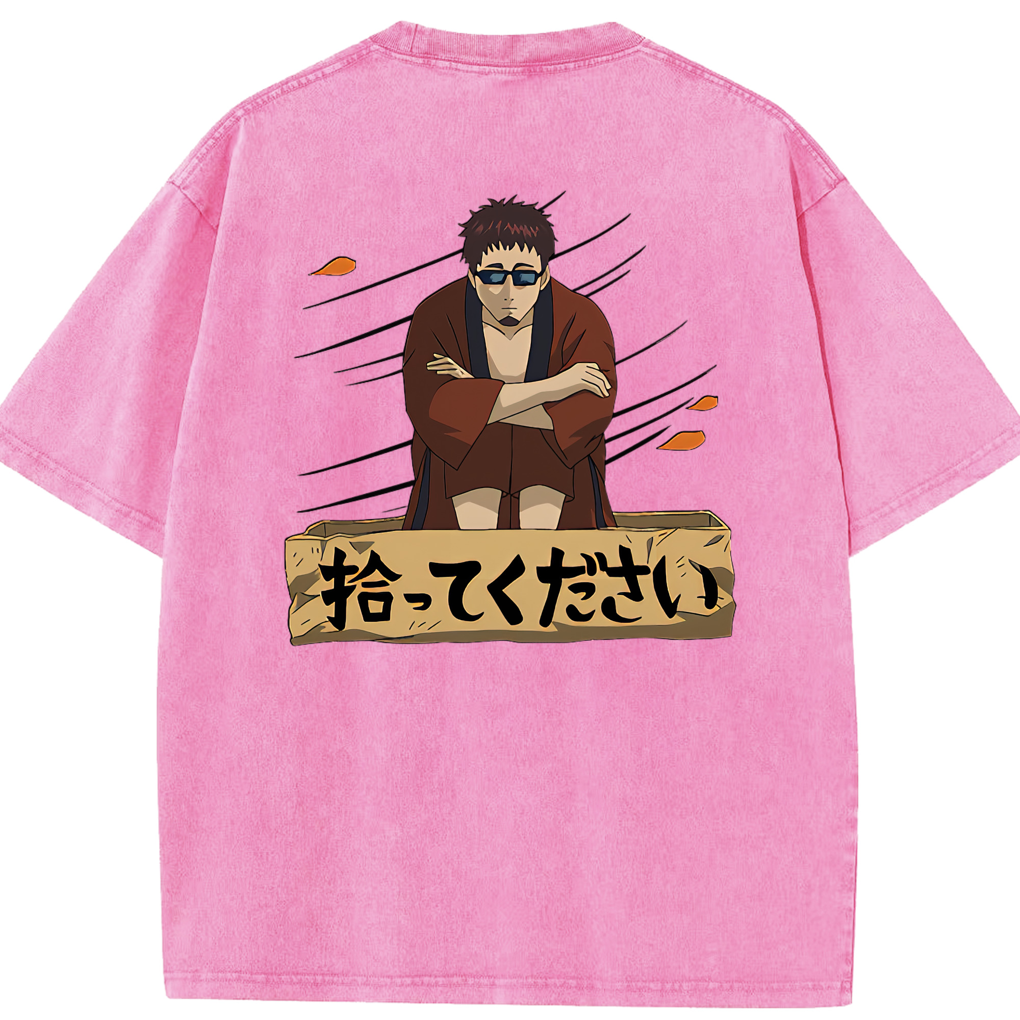 （画像用） ぎんたま 坂田銀時（さかたぎんとき） 神楽 志村新八（しむら しんぱち） GINTAMA Sakata Gintoki Kagura Shimura Shinpachi 綿100% ヴィンテージ風 半袖Tシャツ（背面プリント）